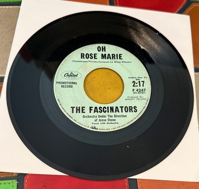 The Fascinators Oh Rose Marie Fried Chicken & Macaroni 45 Promo Doo Wop Northern