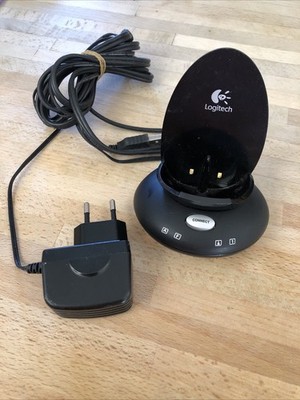 Logitech 831320- 0000 Cordless Desktop Receiver, + AC Adapter C-BO33 Station