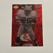 Barry Sanders 1998 CE Supreme Season Review T3 Insert Card #8 Detroit Lions