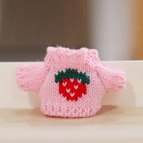 Christmas Elf Doll Clothes Knitted Outfit Mini Sweater for 15cm 17cm Plush Toy - Picture 21 of 42