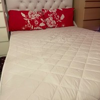 Tielle Love Luxury Mattress Topper Double 140x200cm Quilted Elastic Straps UK