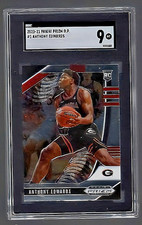Anthony Edwards  SGC mint 9  2020-21  basketball  painini prizm #1  DP rookie