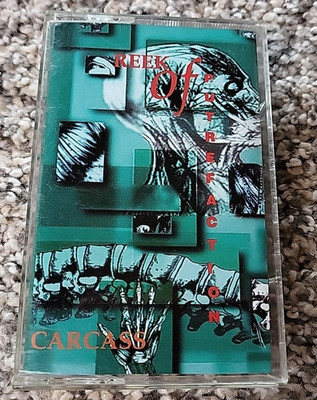 Carcass - Reek Of Putrefaction Cassette Death Metal 1994 Earache Records