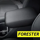 Leather Black Center Console Armrest Cover fits Subaru Forester 2019-2023 2024
