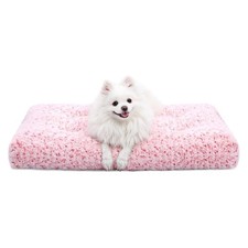 Washable Dog Bed Deluxe Plush Dog Crate Beds Comfy Kennel Pad Anti-Slip Pet S...
