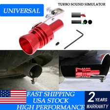 Xl Turbo Sound Whistle Muffler Exhaust Pipe Simulator Whistler Auto Car Red Exd