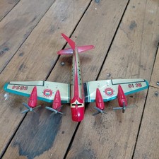 Vintage Marx Skycruiser Stratoliner 100 Tin/Pressed Steel Plastic Friction Toy