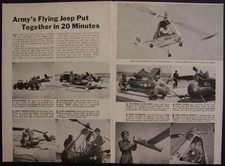 Jet Jeep XH-26 1952 pictorial Experimental Pulse Jet powered helicopter