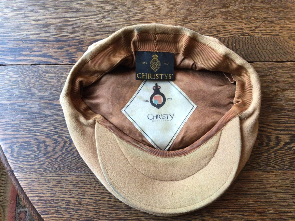 Genuine Christy\' London Flat Hat KAKI Made in Italy NWT Balmoral flat Cap in cotton wax fabric in Green – ChristysHats main image 4