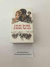 2 VHS Tape Set Doctor Zhivago - Omar Sharif 3.25 New Ship 4.50/ 1.00