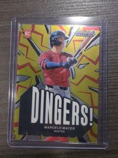2025 Panini Prizm Marcelo Mayer #7 RC Dingers Insert Boston Red Sox