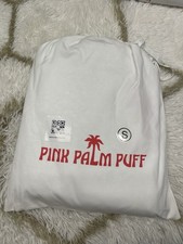 NWT Pink Palm Puff Women s Size S Surf Beach Hoodie "Hawaii Hibiscus" Heather