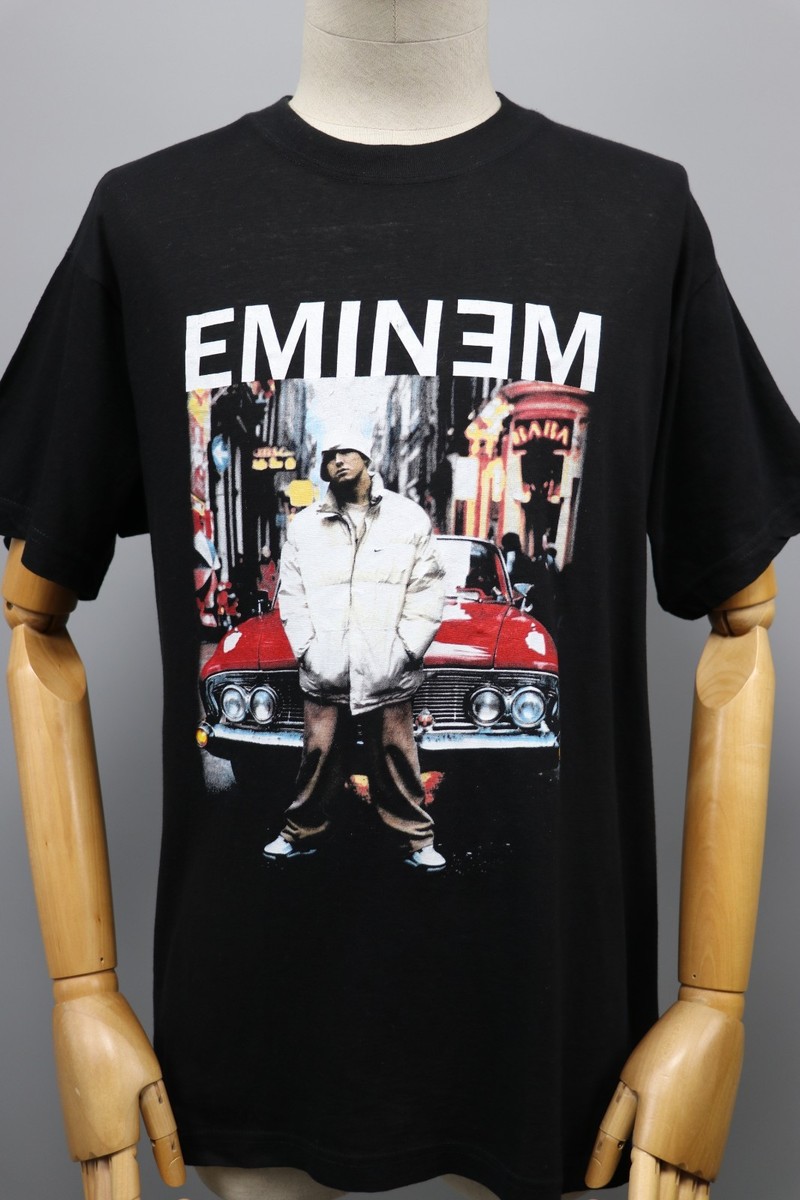 EMINEM Vintage 2000s Black Cotton Rap Tee T Shirt Sz M | eBay