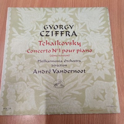 Platte 33 Runden GYORGY CZIFFRA Tschaikowski Concerto n1 für Klavier