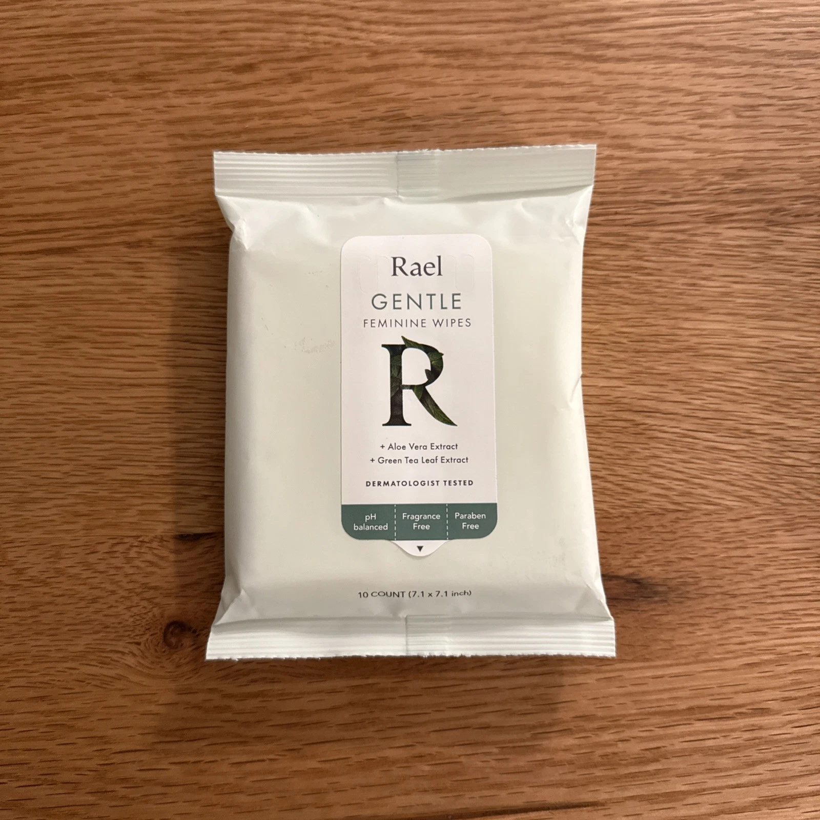5x Rael Gentle Feminine Wipes Intimate - pH Balanced Unscented Aloe Vera 10 Pack 2