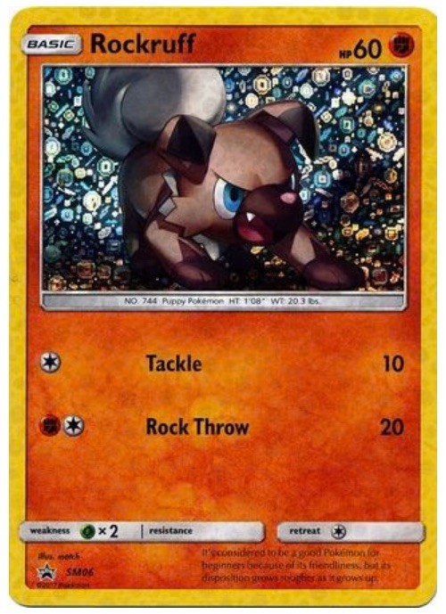 Rockruff SM06 Sm Holo