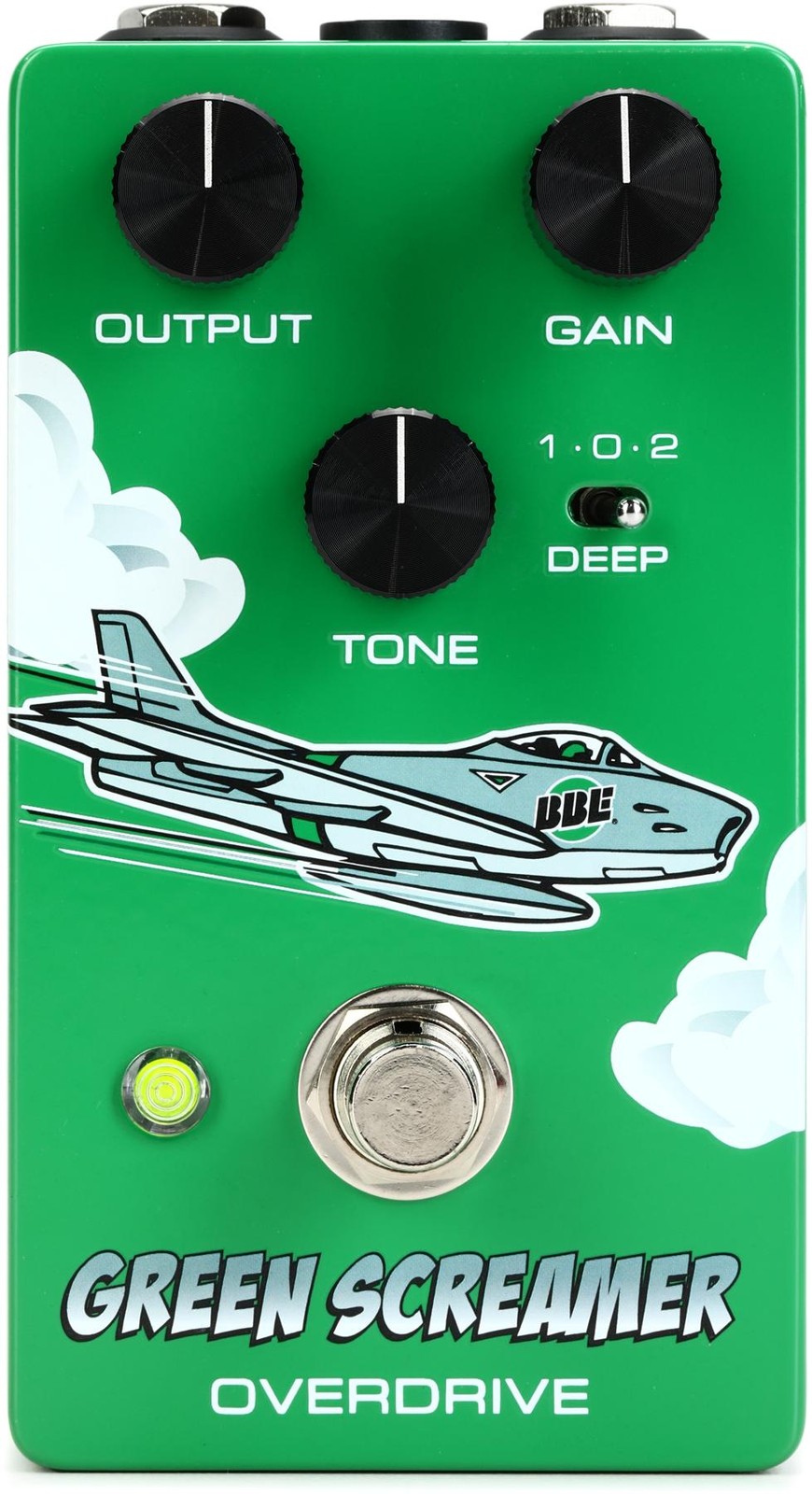 Педаль овердрайва BBE Green Screamer V2