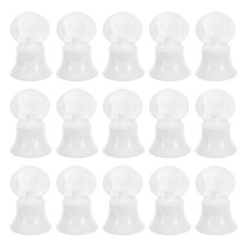 Durable White Flip Plastic Toothpaste Caps Self Closing Travel Covers