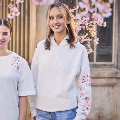 Harry Potter NY Cherry Blossom Hanami - Sakura JAPAN - Pink Hoodie Sweater