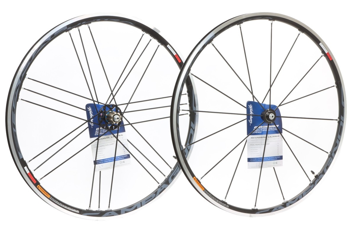 Campagnolo Shamal Ultra Aluminum 2-Way Fit Wheelset Campy Freehub