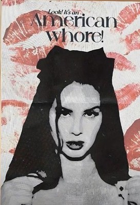 Lana Del Rey, American singer/songwriter,  American Whore, Fridge Magnet