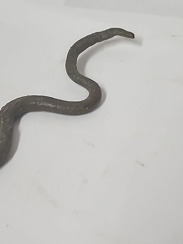 Vintage 1982 Hand Forged Anaconda Iron Snake 4.75 x 1.25 - Picture 6 of 8
