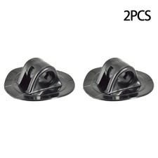 Fixed Hook Fixing Hook 2pcs Accessories Black for canoe Rubber Mount for kayak