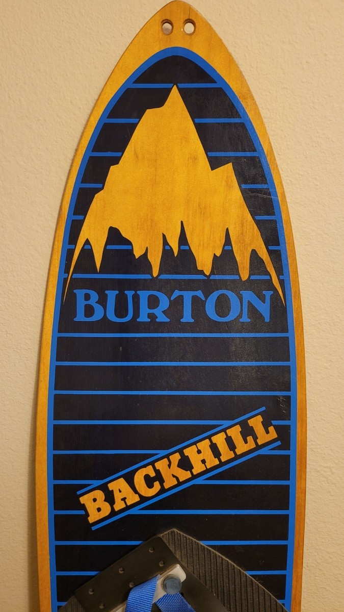 RARE MINTY Vintage Burton Backhill 1985 | Jake Burton Carpenter