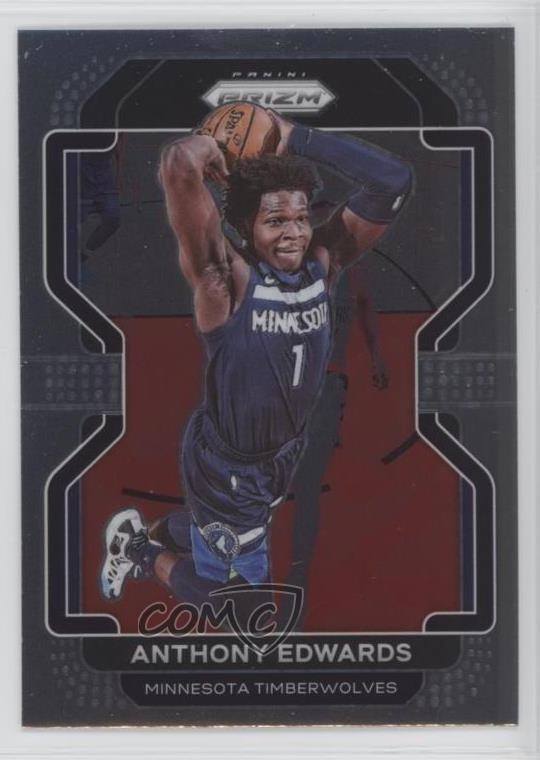 2021-22 Panini Prizm Anthony Edwards #37 12db