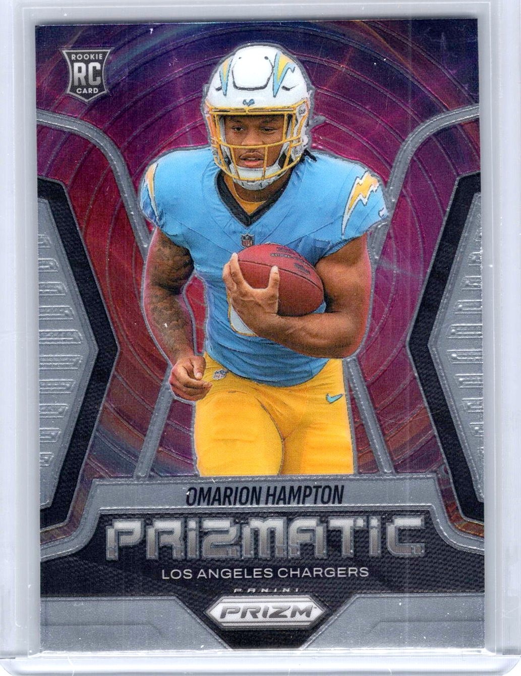 2025 Panini Prizm #9 Omarion Hampton Prizmatic