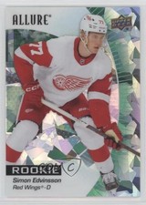 2023-24 Upper Deck Allure Rookies Green Rainbow 18/99 Simon Edvinsson #147 0i6