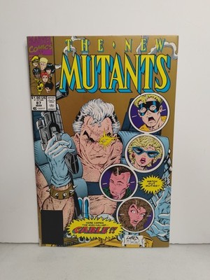 The New Mutants #87 (Marvel Comics March 1990) 2nd Printing Gold