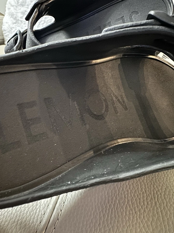 Sandalias de plataforma de gelatina de limón para mujer 36 sin cordones negras tacón de cuña suaves Foto 2 de 4