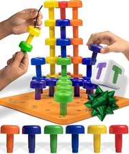 Montessori Peg Board Set for 2 Year Olds - 33 Pc Educational Toys Storage