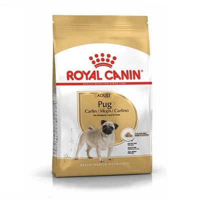 Royal Canin Pug Mops Adult 3kg Trockenfutter Breed für den ausgewachsenen Mops