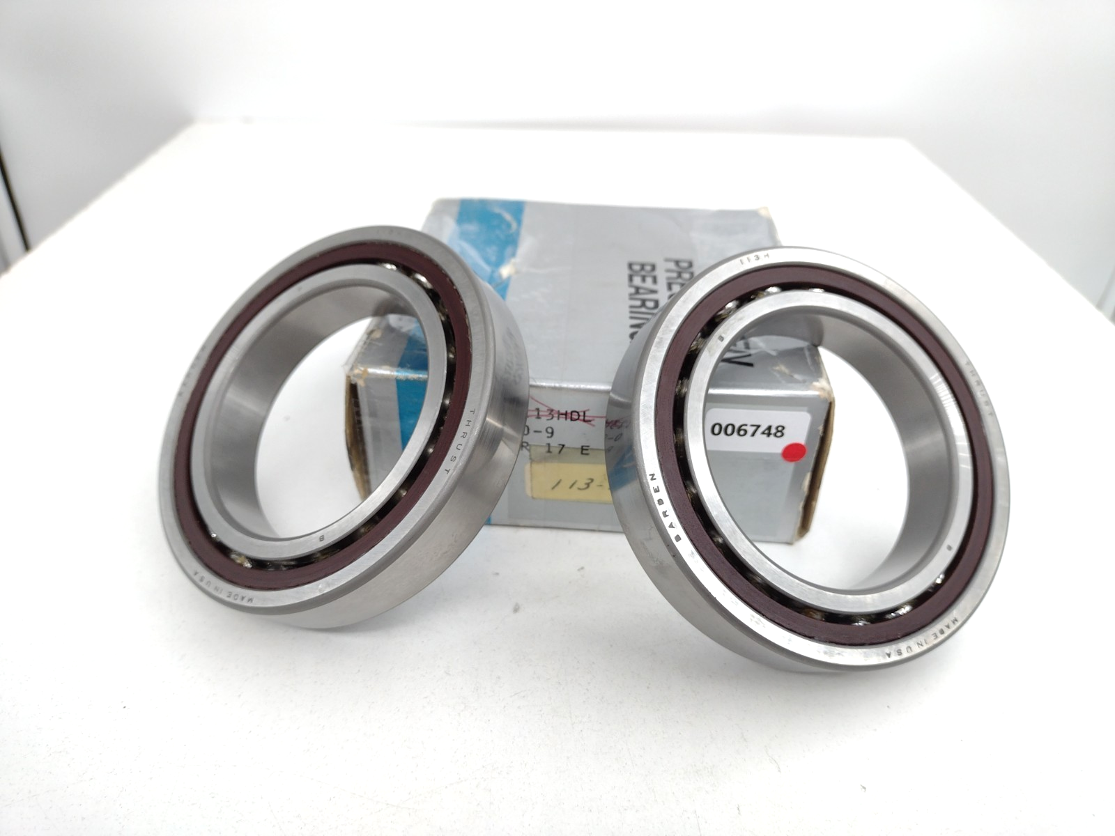 *** Barden 113HDM Angular Contact Bearing 65mm Bore