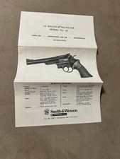 Factory Original Smith & Wesson Model 29 Manual S&W Factory Original Smith & Wesson Model 29 Manual S&W - Image 1