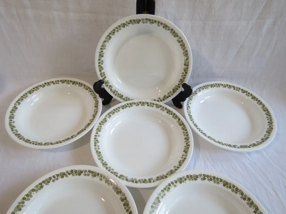 6 assiettes creuses corning corelle,vintage - Photo 4/4