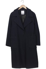 MANGO Mantel Damen Jacke Parka Gr. M Wolle Marineblau #pcke88k