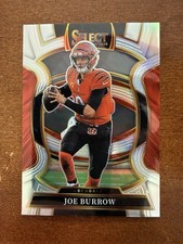 2025 Panini Select Joe Burrow Concourse 57 Silver Prizm Cincinnati Bengals