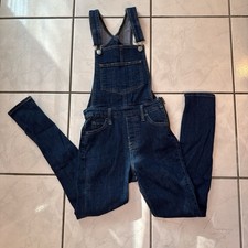 Levi  s Women  s Tapered Denim Overalls Size W24 Medium Wash Adjustable Straps