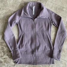 Lululemon Size 6 Radiant Jacket II Purple Full Zip W4BGCS0420 EUC