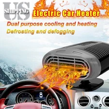 800W 12V Portable Car Heater Demister Electric Heating Fan Defogger Defroster US