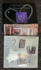 Creative Memories 7x7 Triumph Scrapbook Album in box and Refill Pages
