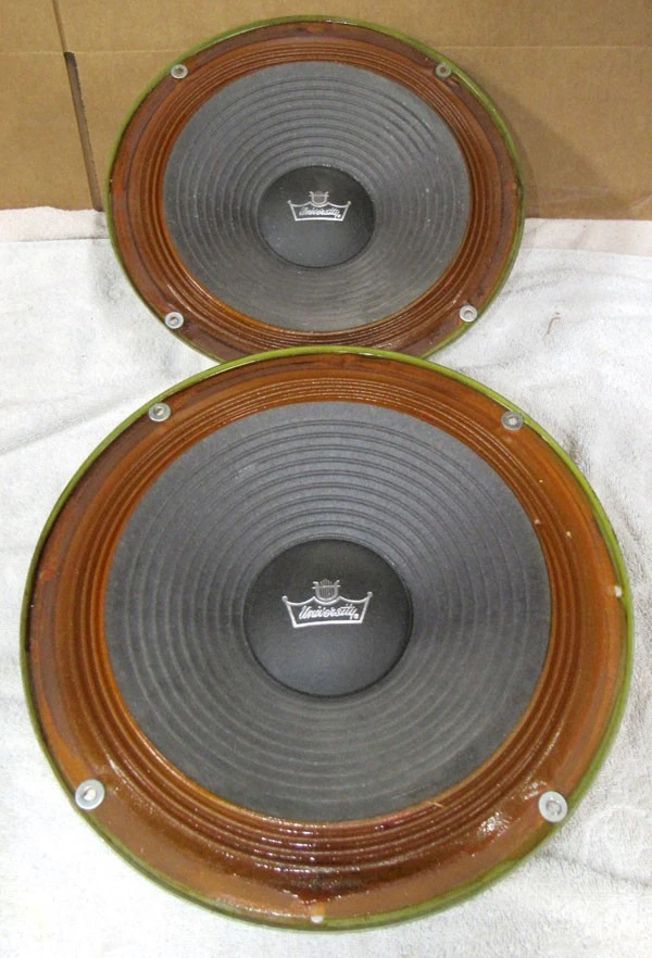 Paire D'enceintes Vintage Alnico 12,5 Cm - Haut-parleurs Elliptiques 4 Ohms - Années 60