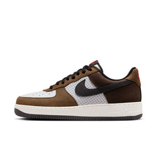 UK 8 EUR 42.5 - Nike Air Force 1 Low 'White / Black / Brown Mocha' HJ4323 100