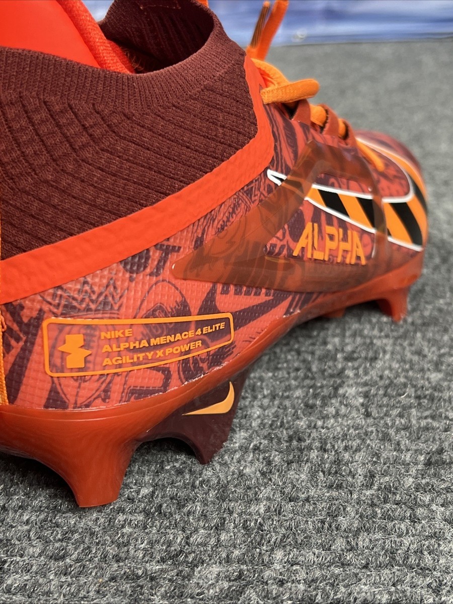 Nike Alpha Menace 4 Elite NRG Mens Red Football Cleats FQ4046-600