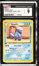 CGC 9 MINT Quagsire 48/64 Neo Revelation 1st Edition Pokemon Card