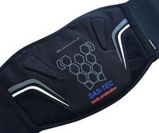 Blackwild Motorradrücken-Gürtel mit SAS-TEC SP-T Steißbeinschutz Nierengurt