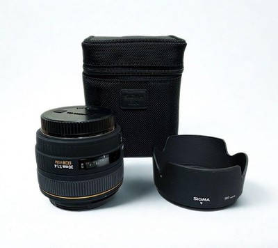 Sigma 30mm F1.4 EX DC HSM Prime Lens AF Standard Lens with Case